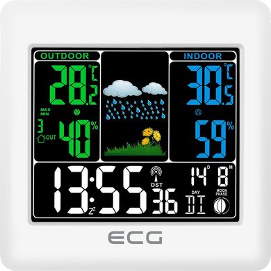 Метеостанция ECG MS 300 White