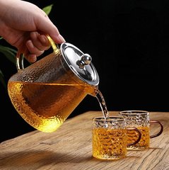 Стильний скляний чайник-заварник Edenberg EB-19063 - 900 мл