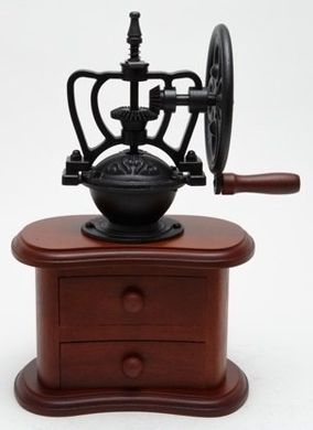 Кофемолка деревянная с колесом GIPFEL 9212