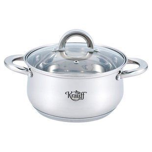 Кастрюля Krauff 26-238-018 - 2,2 л, Металлик