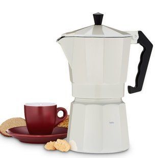 Кавоварка гейзерна Espresso/Moka KELA Italia (10552) - 450 мл, 9 чашок, бежева