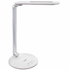 Лампа настільна Tiross TS-1806 - білий/сріблястий