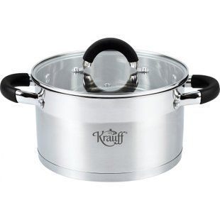 Каструля зі скляною кришкою Krauff 26-242-049 - 22 см, 4.5 л