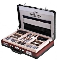 Набір столових приладів Bohmann BH-5946 MR-B - 72 предмети, Металік