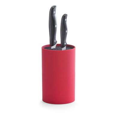 Блок для ножів "Універсальний" ZELLER 24918 - Ø11х18 см, червоний, Червоний