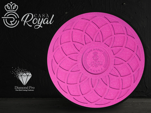Кастрюля Greblon Diamond Pro Gusto CASA ROYAL D-UKR 20400 pink - 24 см/4.5л