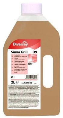 Засіб лужний для чищення печей, пароконвектоматів та грилів Suma Grill D9 DIVERSEY - 2л (G11840)