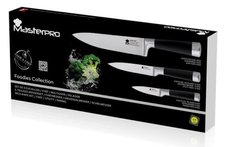 Набір кухонних ножів MasterPro із нержавіючої сталі Bergner BG-4207-MP -3шт