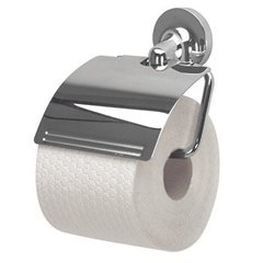 Держатель для туалетной бумаги с крышкой Spirella Lagune 10,03165 - 14,5 см, Хромированный