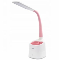 Лампа настільна Tiross TS-1809 - білий/рожевий