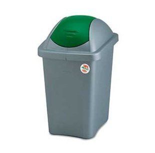 Мусорное ведро STEFANPLAST MULTIPAT 70168 - 30 л, зеленое