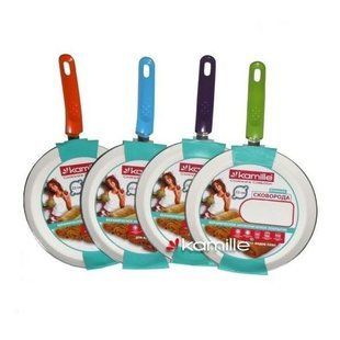 Сковорідка для млинців Kamille KM0609INKER - 20см, Білий