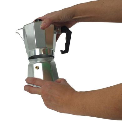 Гейзерна кавоварка еспресо/моку на 9 чашок KELA Italia (10592) - 450 мл