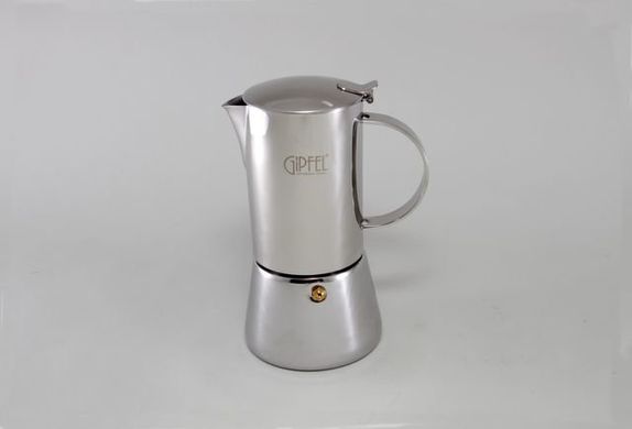 Гейзерна кавоварка на 4 чашки з нержавіючої сталі GIPFEL ISABELLA 7118 - 200 мл