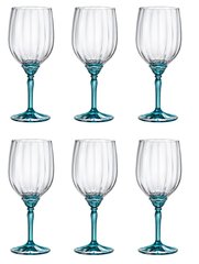 Набор бокалов для вина Bormioli Rocco Florian Lucent Blue 199419BCG021990 - 535 мл, 6 шт