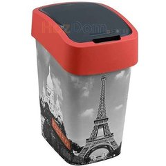 Ведро для мусора Curver Flipbin Paryż 02171-P67 (25 л), Красный