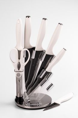 Набір кухонних ножів на підставці 7 предметів