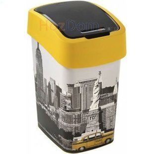 Відро для сміття "Flip Bin" Curver (25 л) 02171 Нью-Йорк, Жовтий