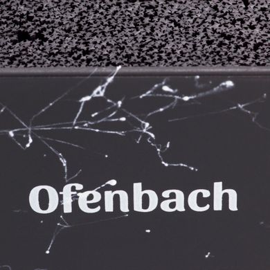 Квадратна підставка для ножів із наповнювачем Ofenbach KM-100203 - 9,4х9,4х22,2 см