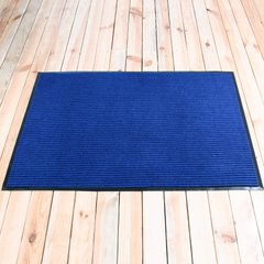 Ворсистий килим на гумовій основі Політех - 800х1200мм, синій