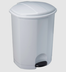 Відро для сміття пластикове з педаллю JOFEL AL65005 - 5л, біле