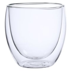 Набір скляних склянок із подвійними стінками Con Brio СВ-8309-2 - 2шт, 90мл