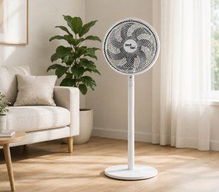 Підлоговий вентилятор з 7 лопастями Best Fan BT-002 з регулюванням висоти / д 30см, 40вт / тиха робота