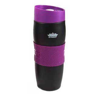 Термокружка Peterhof PH-12419 black-violet фиолетовая - 400 мл