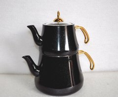 Двухъярусный чайник OMS 8203-L - 1.2 л, 2.2 л, черный