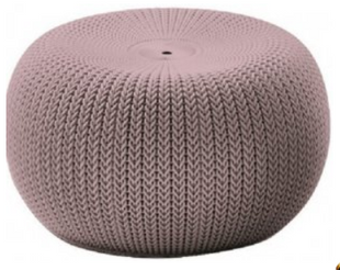 Крісло-пуф Keter Knit Cozies - бузкове, Бузковий
