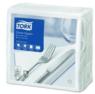 Салфетки 39 белые 1/4 сложения Tork 478746