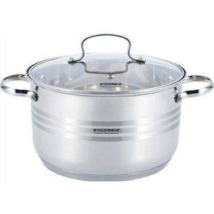 Каструля з кришкою Vissner VS 50120-20 &ndash; 6.6 л, 24 см