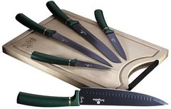 Набір ножів з дошкою Berlinger Haus Emerald Collection BH-2551 - 6 предметів