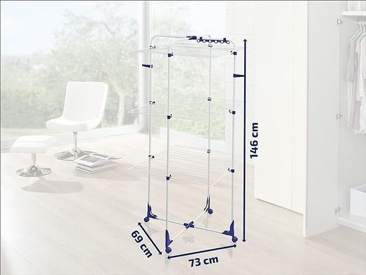 Напольная сушилка для белья Leifheit Tower 340 81455 - 146х69х69 см&nbsp;