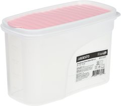 Контейнер для сипучих продуктів Ardesto Fresh (AR1212PP) - 1.2 л, Рожевий