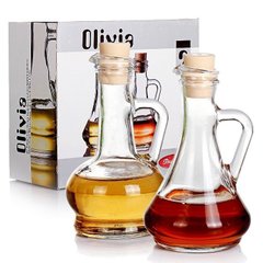 Набір пляшок для олії та оцту Pasabahce Olivia 80108 - 260 мл, 2 шт