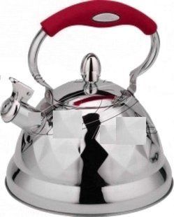 Чайник із свистком 3,5 л Bohmann BH 7688 red - червоний