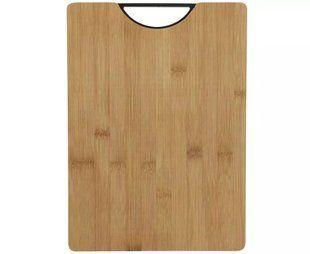 Бамбуковая доска для нарезки Bergner Natural (BG-4941-MM) - 35х25 см