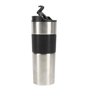 Термокружка Bergner Coffee & tea lovers (BG-37789-BK) - 460 мл, черная