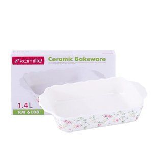 Форма фарфорова для запікання Kamille KM-6108 - 25 см