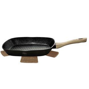 Сковорода-гриль Berlinger Haus Ebony Maple Line BH-1710 &mdash; 28см, Черный