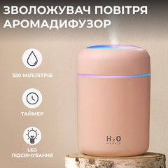 Зволожувач повітря H2O Humidifier USB 300ml очищувач зволожувач повітря