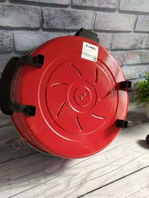 Электрическая сковорода с гранитным покрытием и терморегулятором OMS 3218 Red - 40см / 7л