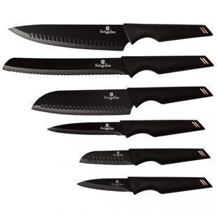 Набір ножів Berlinger Haus Black Rose Collection BH 2593 - 6 предметів