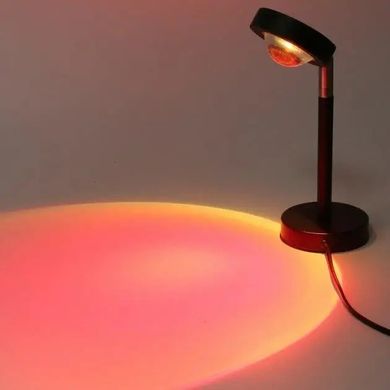 Проекційна RGB лампа з ефектом заходу сонця, пультом і різними режимами світла від USB Atlanfa ART-0144 - 27см*10.5см*10.5см