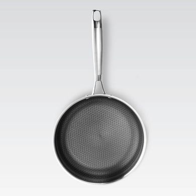 Сковорода Maestro MR-1224-26 см &mdash; 3D Профессиональная сталь Tri-Ply с защитными сотами