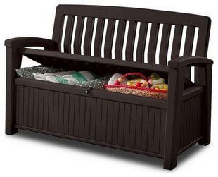 Лава-скринька для саду Keter PATIO BENCH 17202690 - коричневий, 227 л