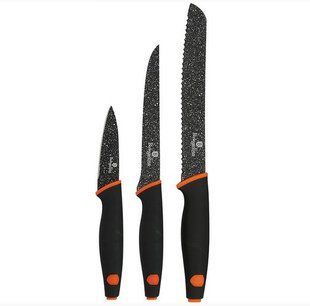 Набор ножей Berlinger Haus Granit Diamond Line BH-2301 - 3 пр