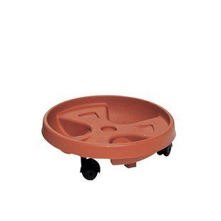 Підставка під вазон Stefanplast Roller 11350 &ndash; 35 см, світло-коричнева.