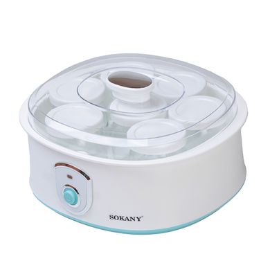 Йогуртница электрическая Sokany Yogurt Maker с баночками и таймером